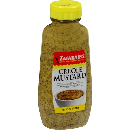 Zatarains Zatarain's Creole Mustard Squeeze Bottle 12 oz., PK12 Z03025